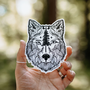 Forest Wolf Sticker