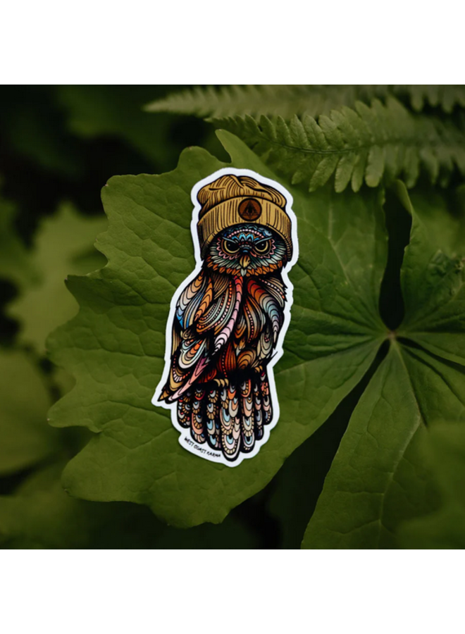 Cozy little Owl Sticker