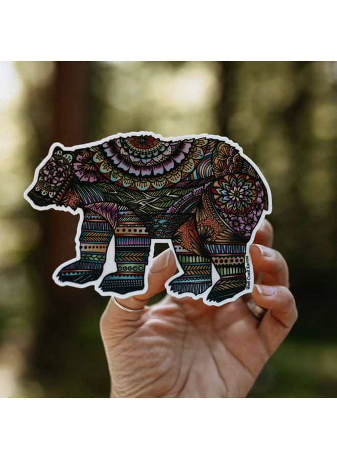 Mandala Bear Sticker