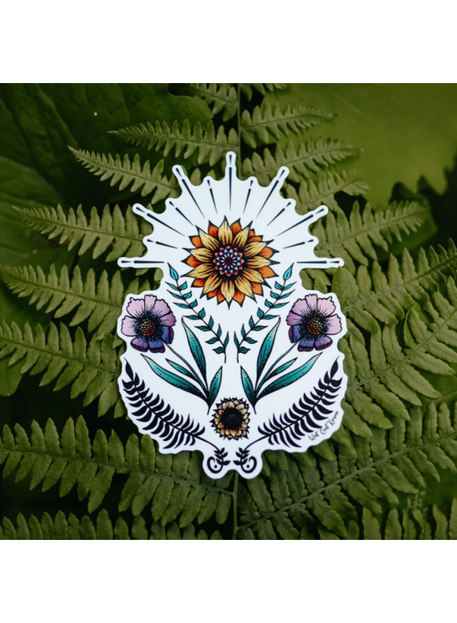 Flower Power Sticker