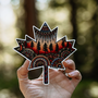 Nature Canadian Maple Leaf Colourful Sticker