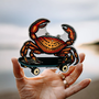 Rad Crab Sticker