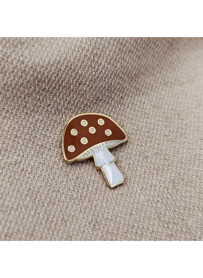 Mushroom Enamel Pin