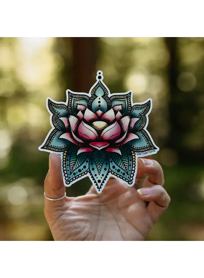 Pink Lotus Sticker