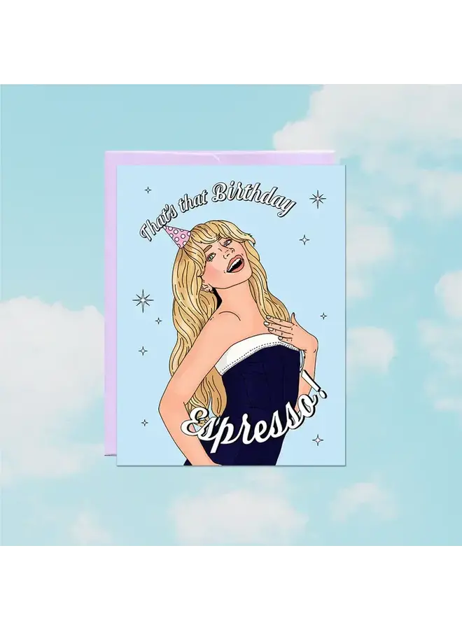 Birthday Espresso Card