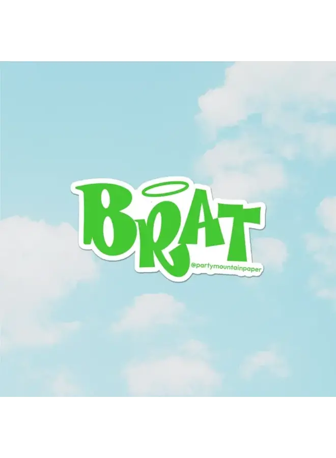 Brat Sticker