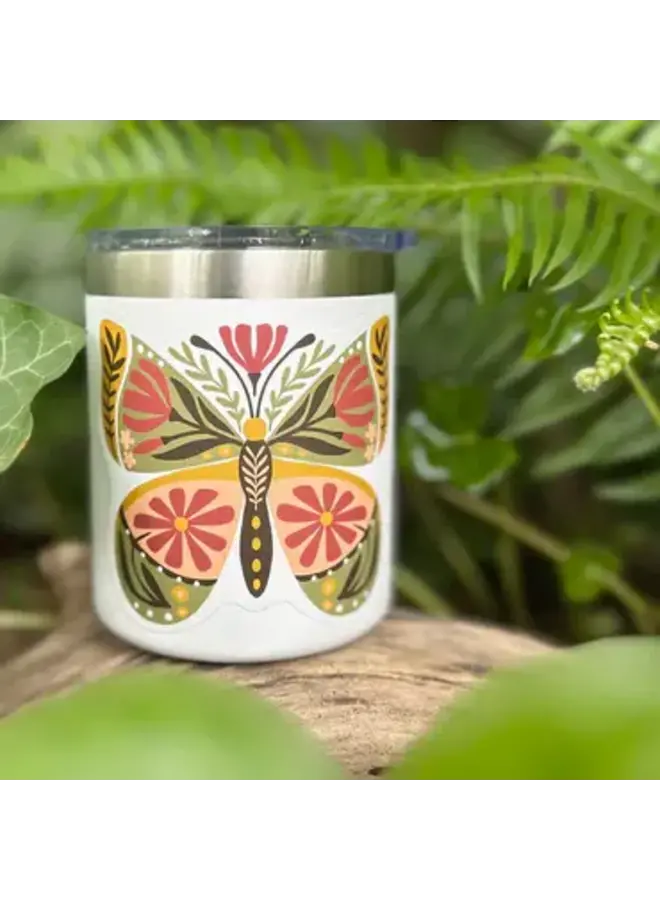 Floral Butterfly Sticker