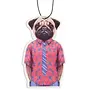 Pug in Hawaii Air Freshener