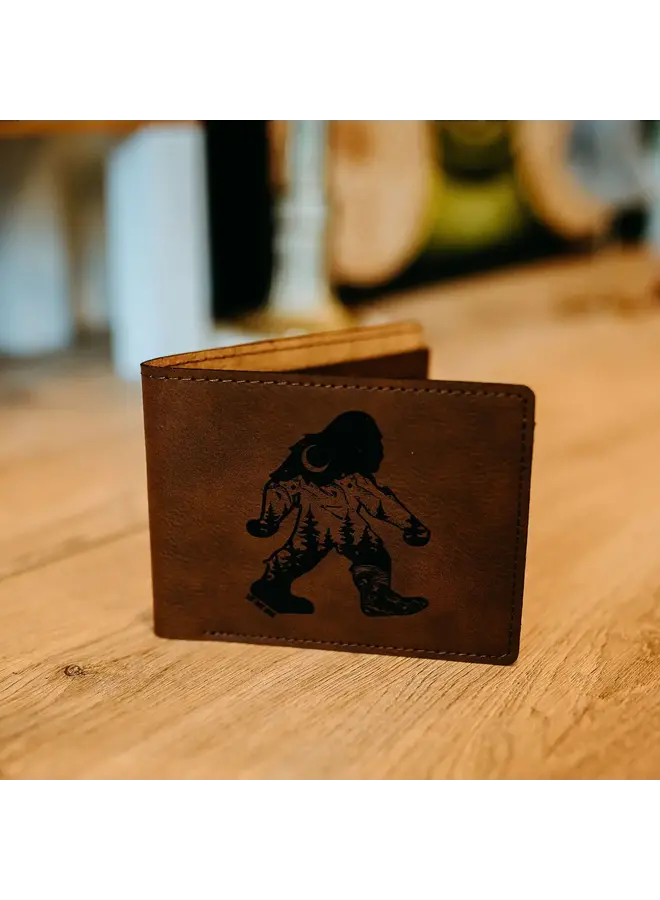 Engraved Nature Sasquatch Wallet