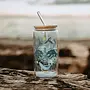 Cottage Bear Glass Tumbler