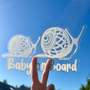 Snails Baby On Board Car Decal
