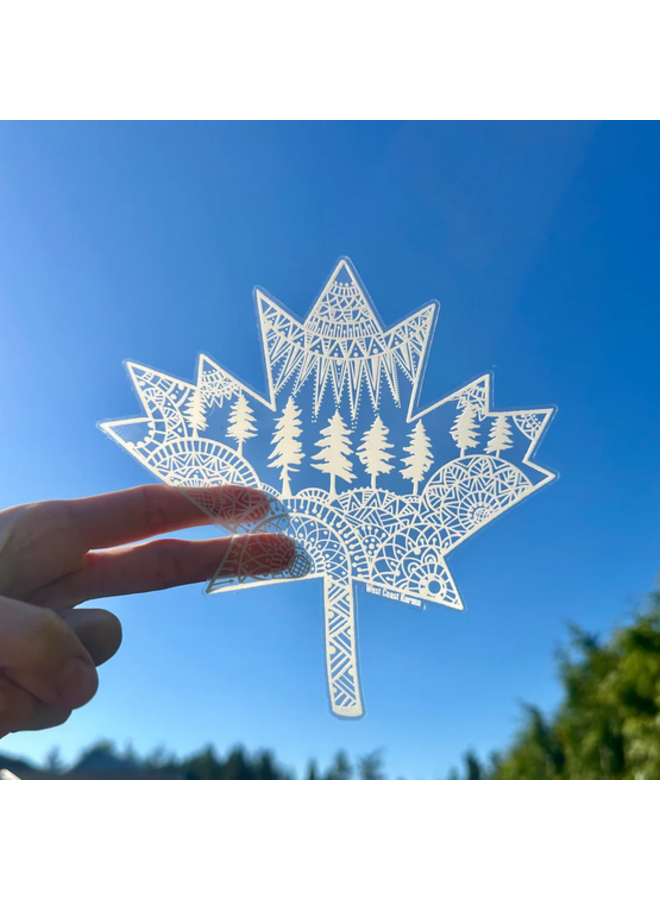 Canadian Nature Maple Leaf Decal