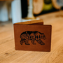 Engraved Nature Bear Wallet