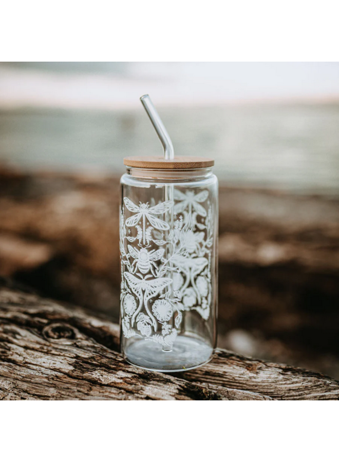 Flying Fauna Glass Tumbler