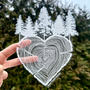 Tree Ring Heart Decal