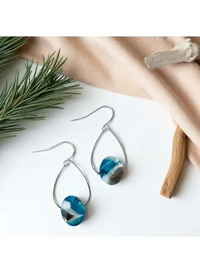 The Delphine Earrings (A British Columbia Stone)