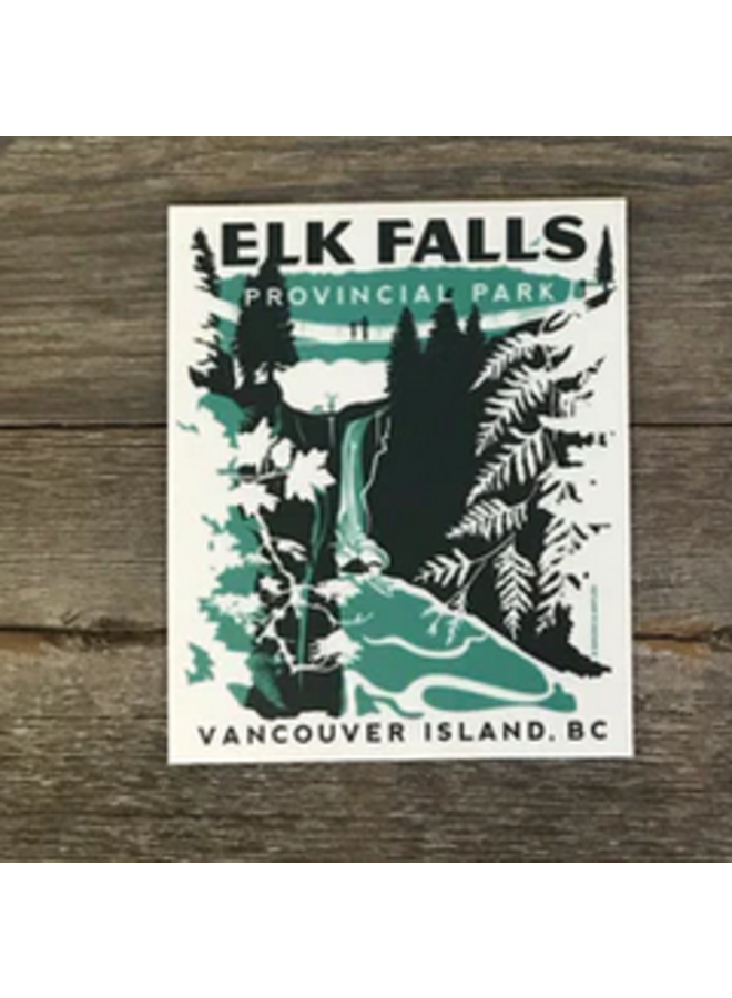 Elk Falls Sticker