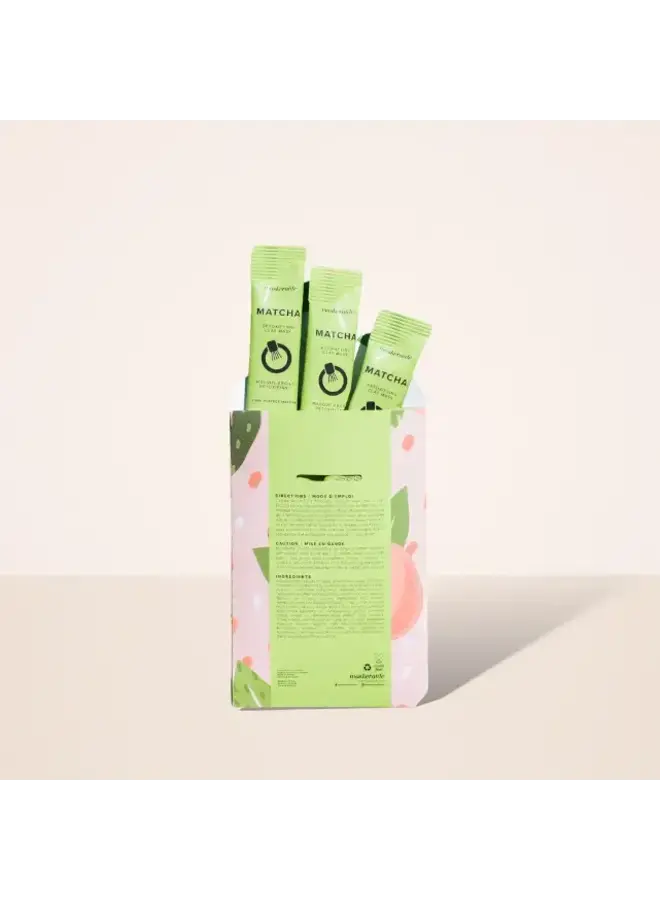 Matcha Detoxifying Clay Mask Sleeve 3pk