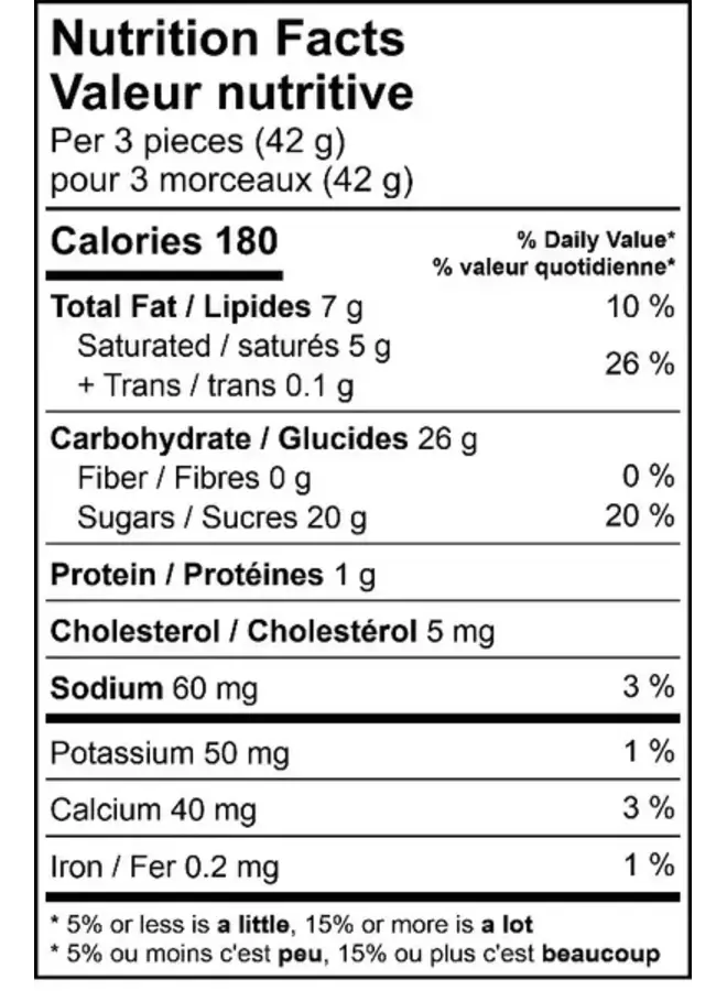 White Peppermint Bark Caramels (5pc)