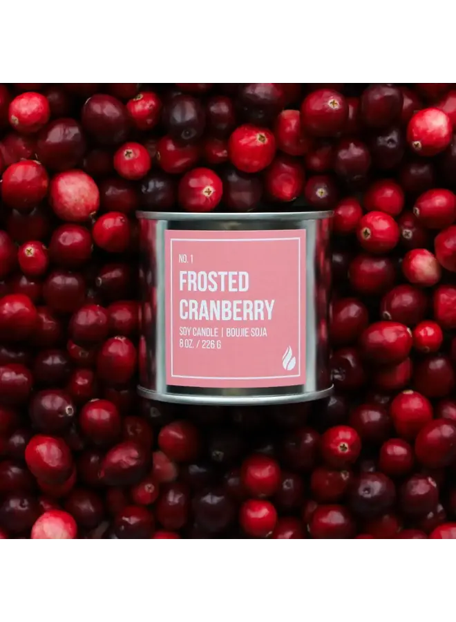 Frosted Cranberry Candle