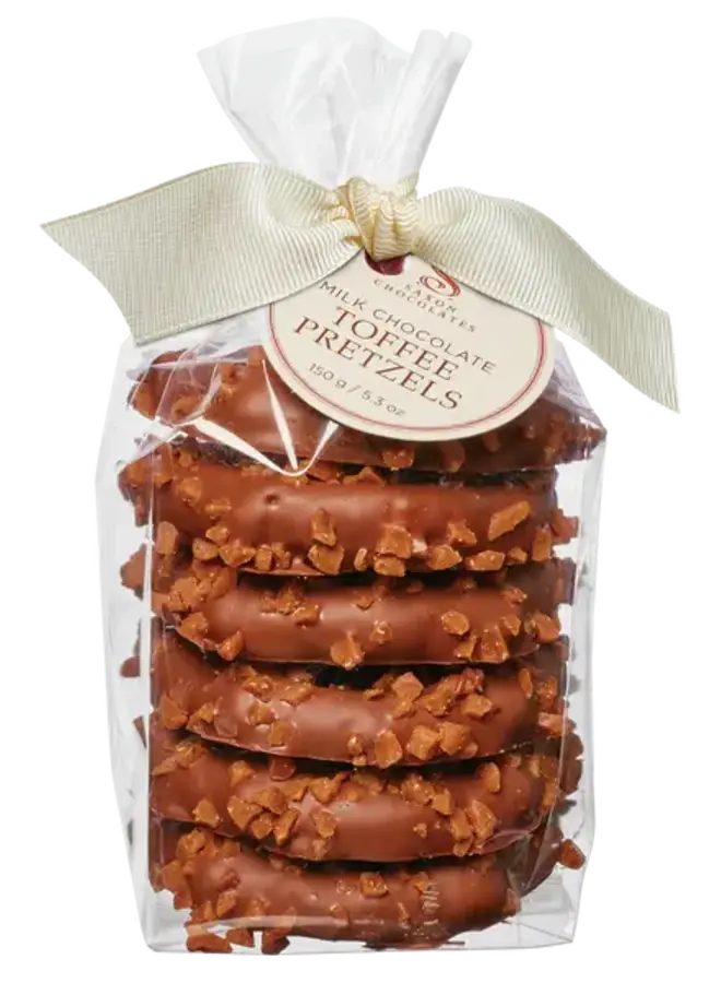 Milk Chocolate Toffee Pretzels (6 pc Bag)