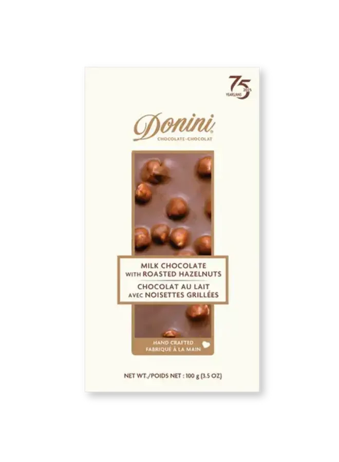Milk Chocolate Roasted Hazelnuts Bar 100g