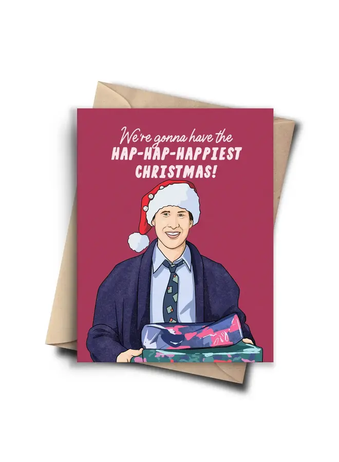 Hap Hap Happiest Christmas Card