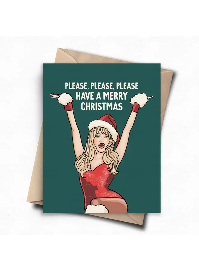 Please Please Please Have a Merry Christmas Card