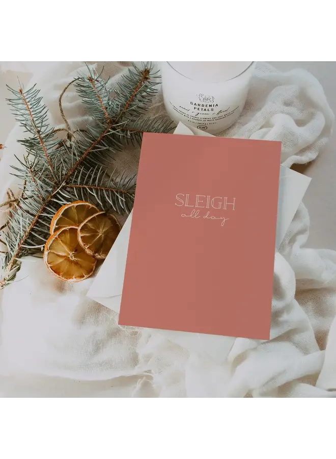 Sleigh All Day Card