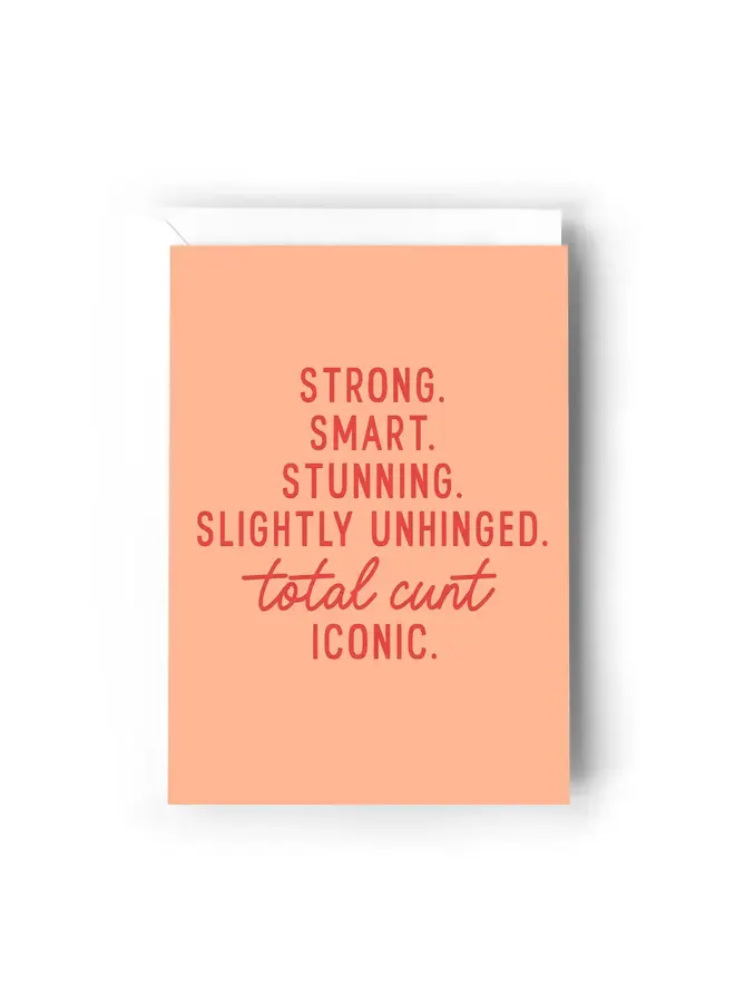 Strong. Smart. Stunning Card