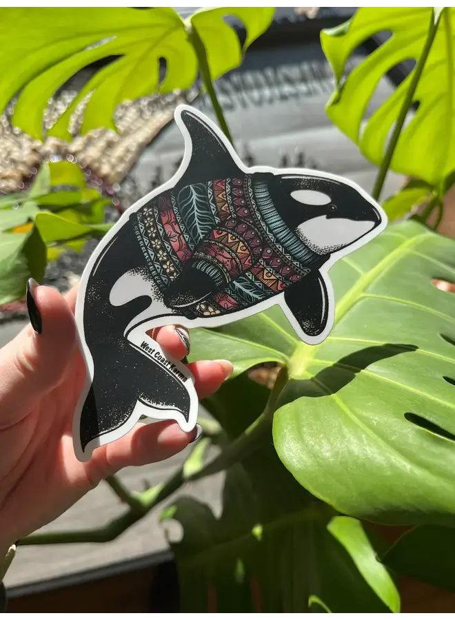 Orca Sweater Sticker
