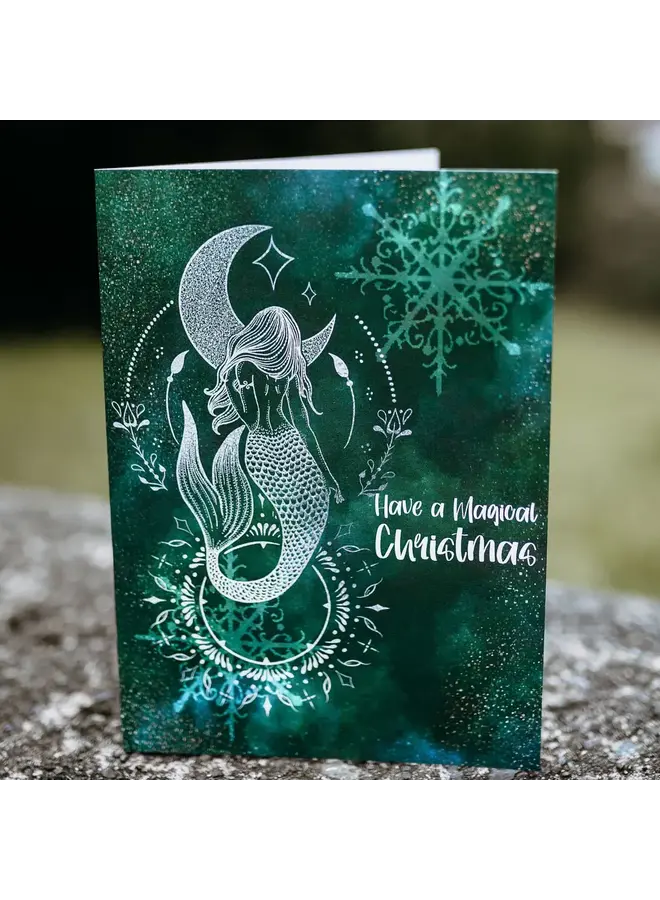 Mermaid Christmas Card