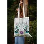 Cottage Hummingbird Canvas Cotton Tote