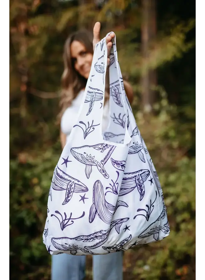 Majestic Humpbacks Foldable Shopping Bag