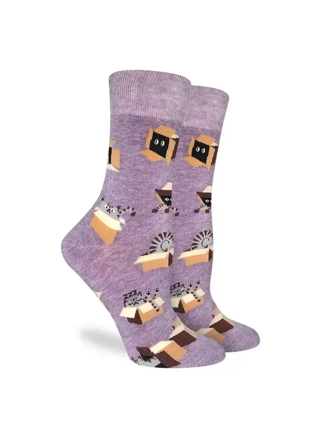 Women's Cat in A Box Socks