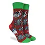 Women's Christmas Light Cats Socks