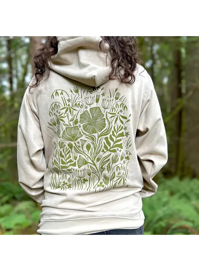 Summer Garden Ladies Hoodie