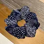 Blue Bandana Scrunchie
