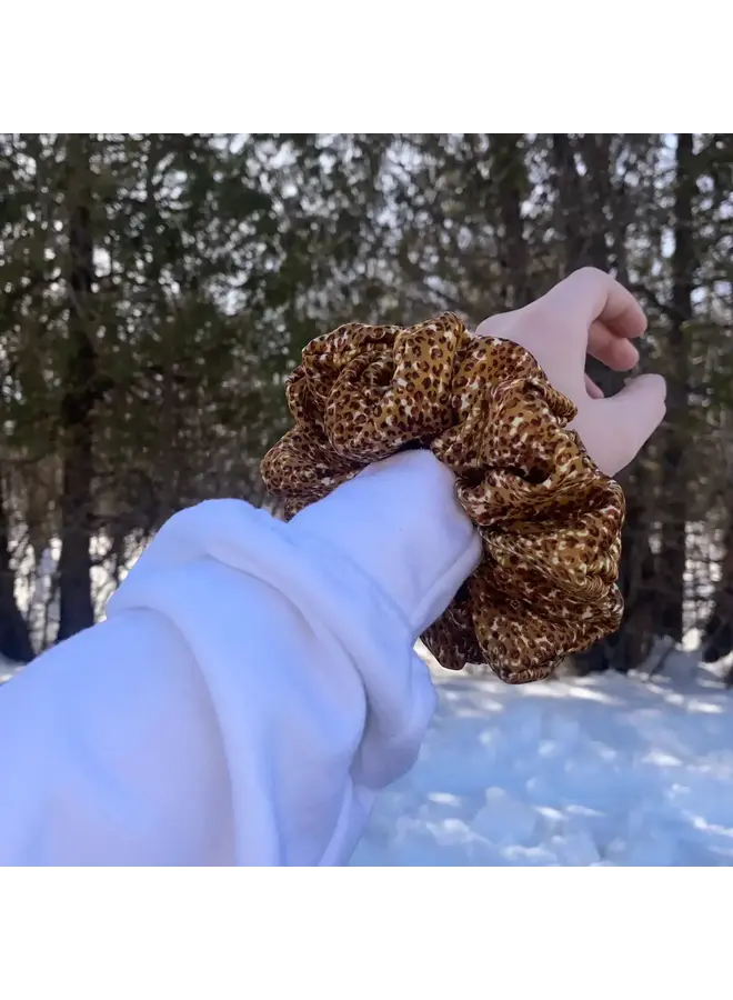 Leopard Scrunchie