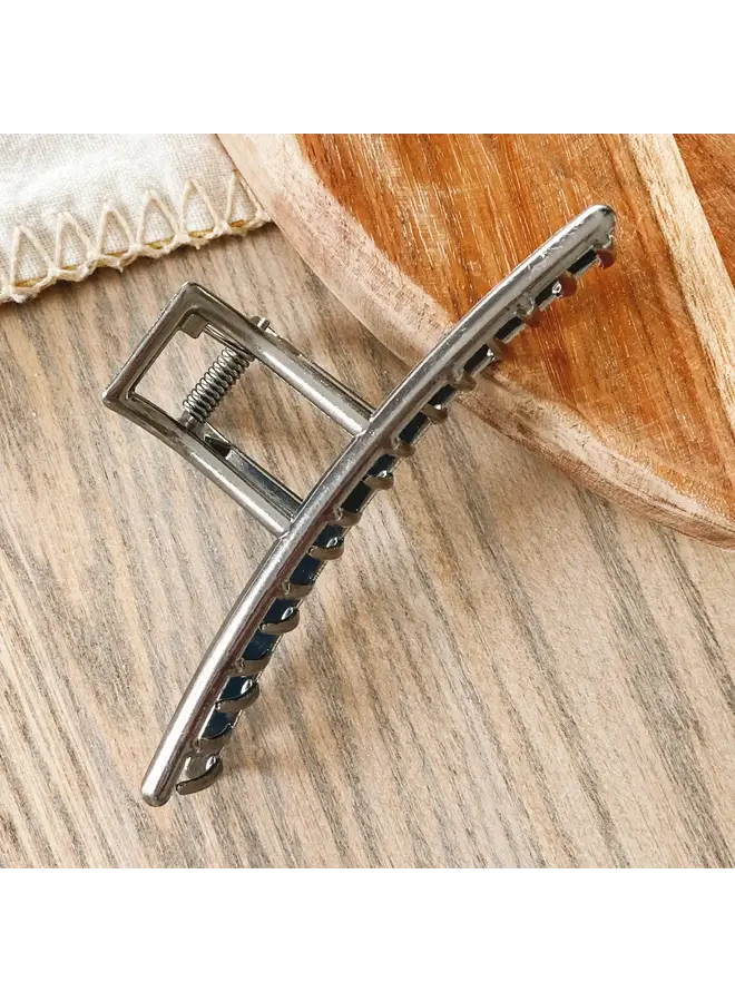 Silver Metal Claw Clip