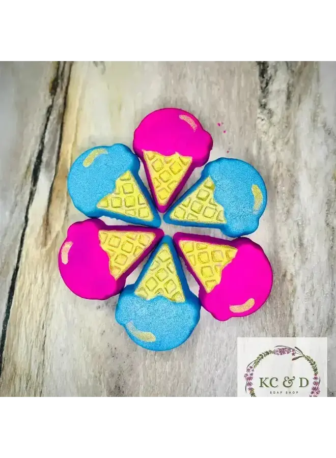 Ice Cream Cone Bath Bomb