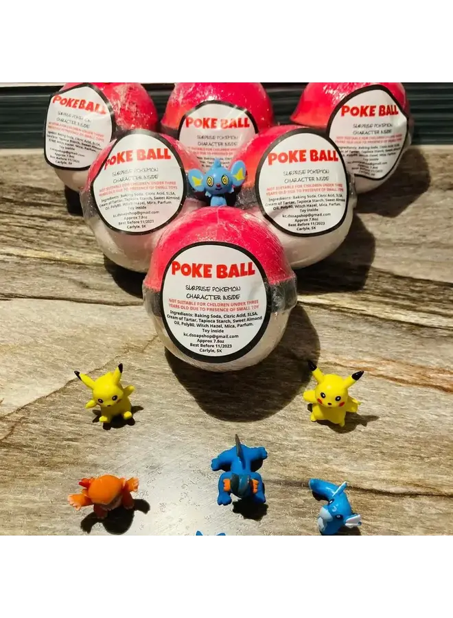 Poke Ball Bath Bomb