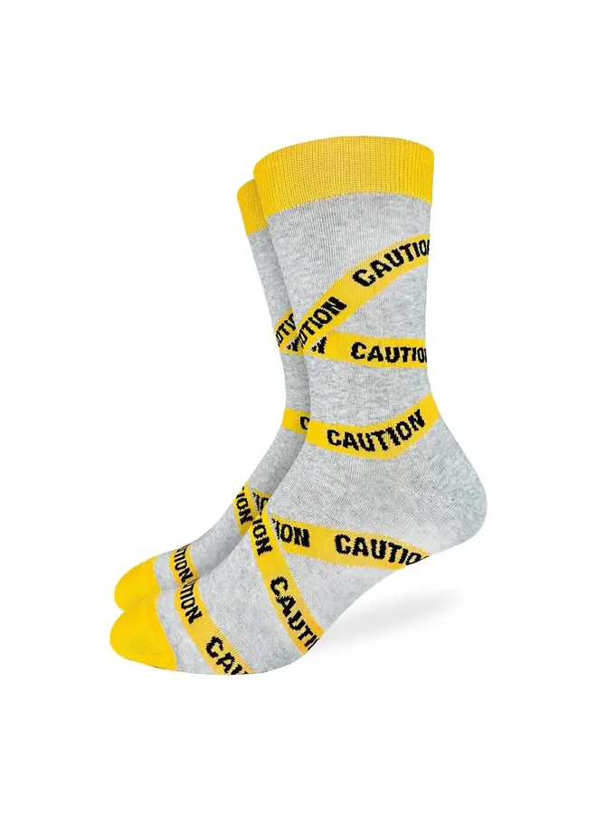 Men's Caution Tape Socks