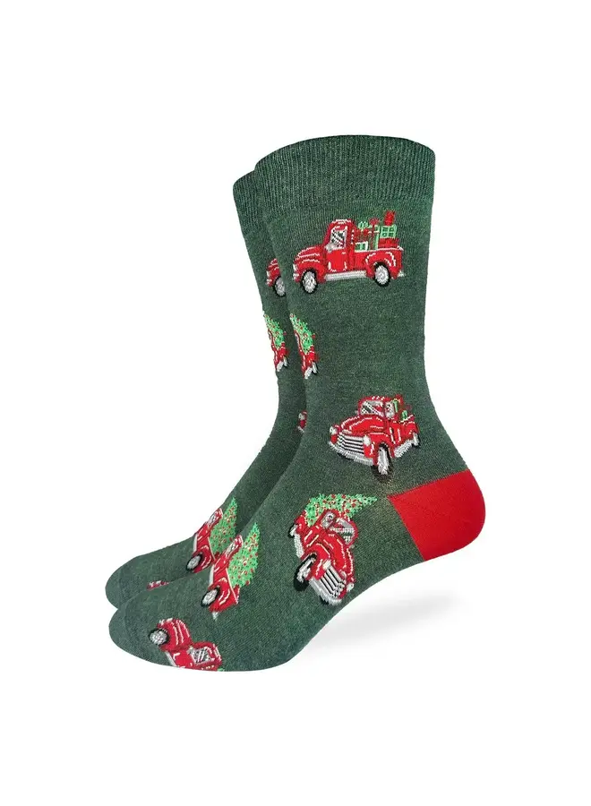 Men's Christmas Trucks Socks