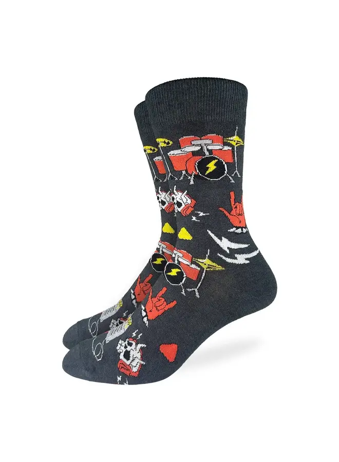 Men's Heavy Metal Drum Set Socks