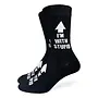 Men's I'm with Stupid Socks