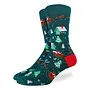 Men's Santa On A Sled Christmas Socks