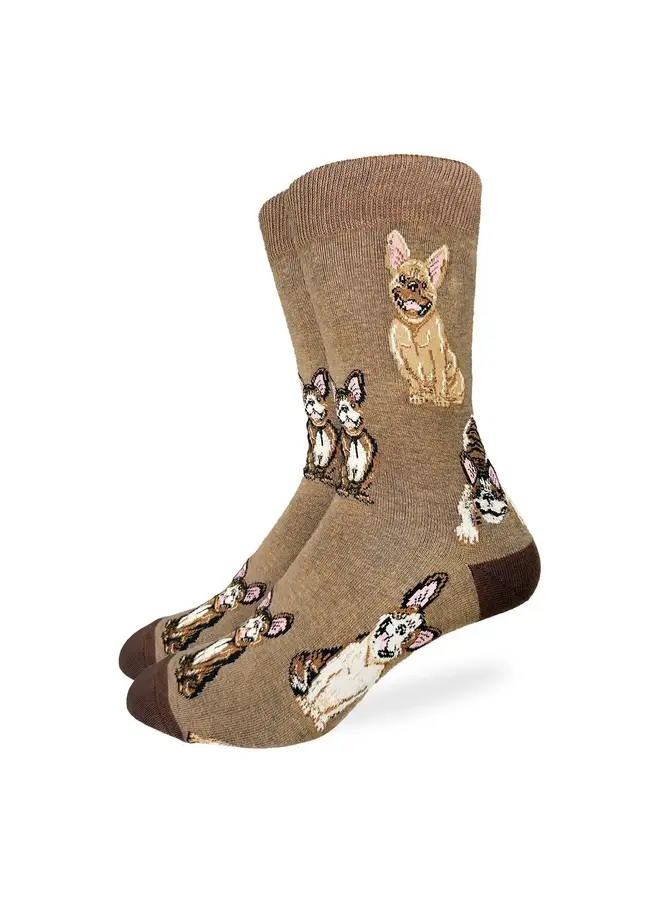 Men's Smiling French Bulldogs Socks