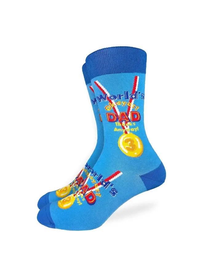 Men's World's Okayest Dad Socks
