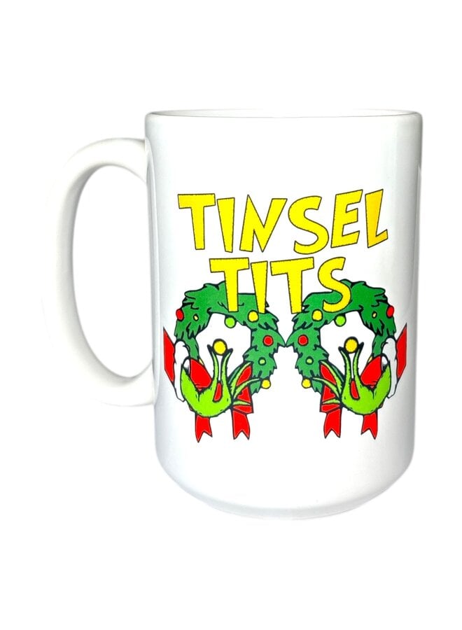 Tinsel Tits Mug
